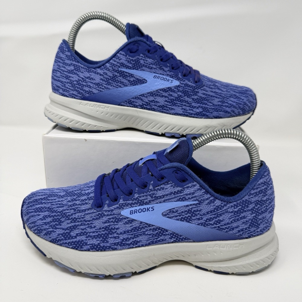 Brooks Launch 7 Running Shoes Women's 7 B Blue DNA Neutral Speed 1203221B431